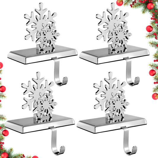 Snowflake Stocking Hanger Holder