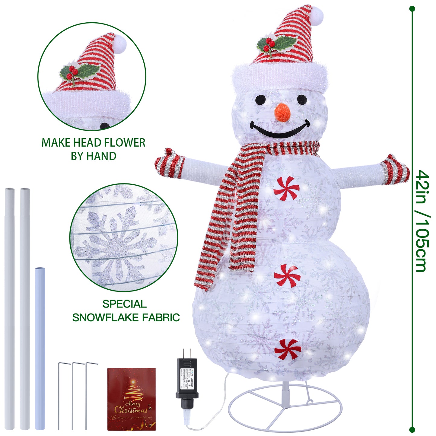 Snowman Outdoor Christmas Decorations