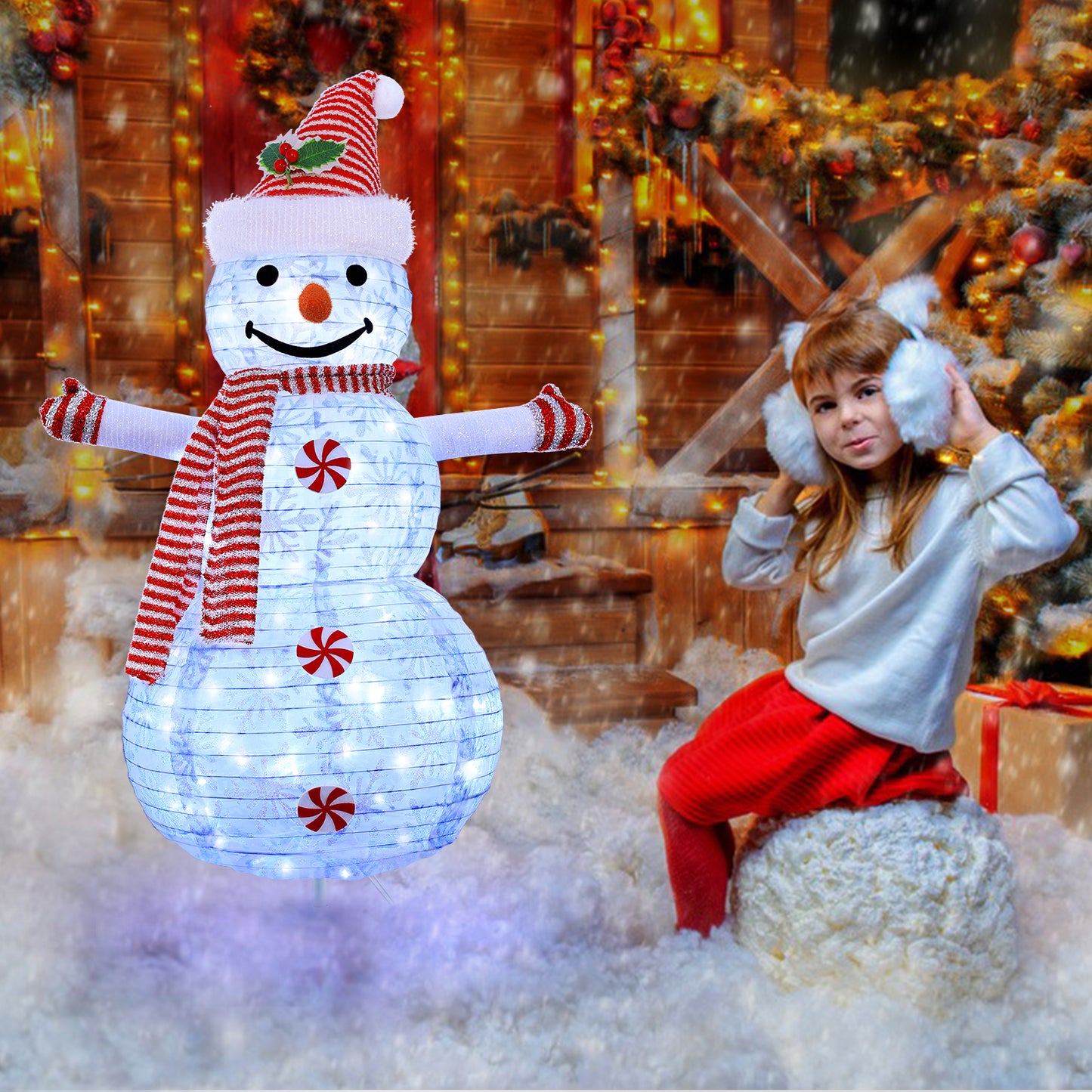 Snowman Outdoor Christmas Decorations